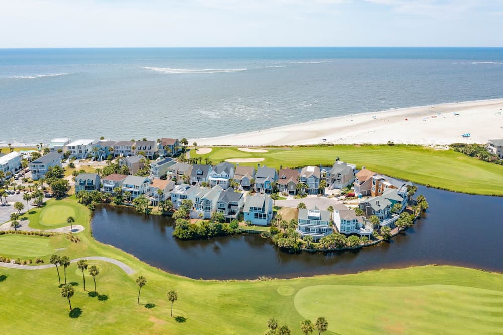 Aerial view of Fripp Island