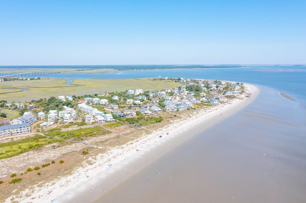 Aerial view of Harbor Island
