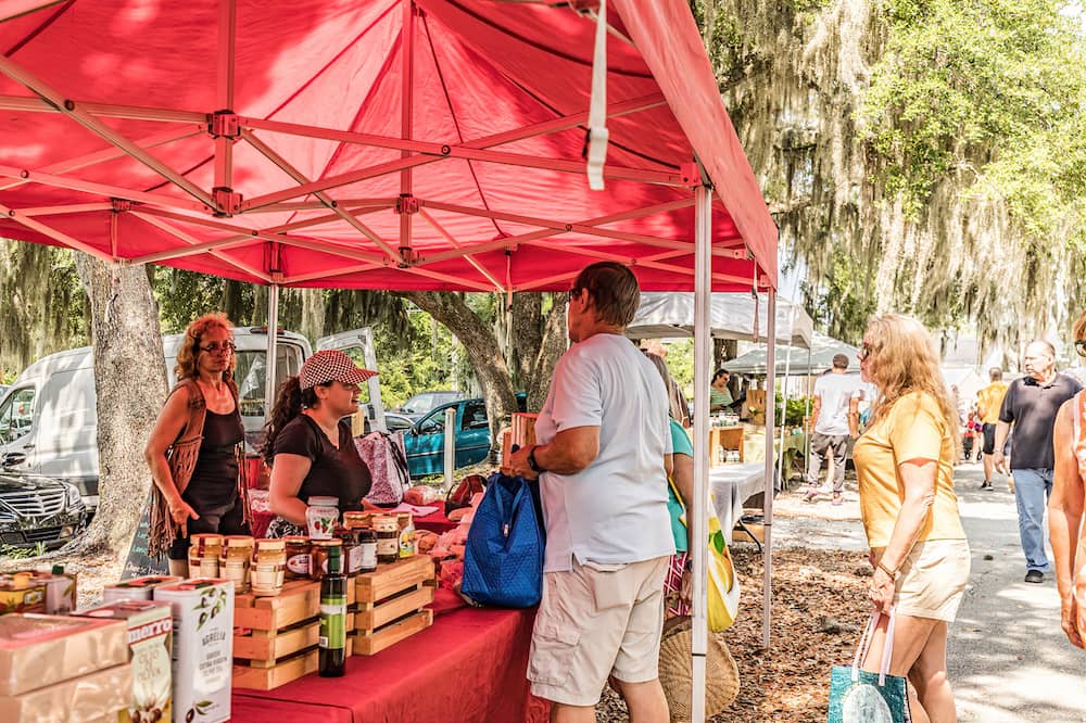 Farmers market in Port Royal
