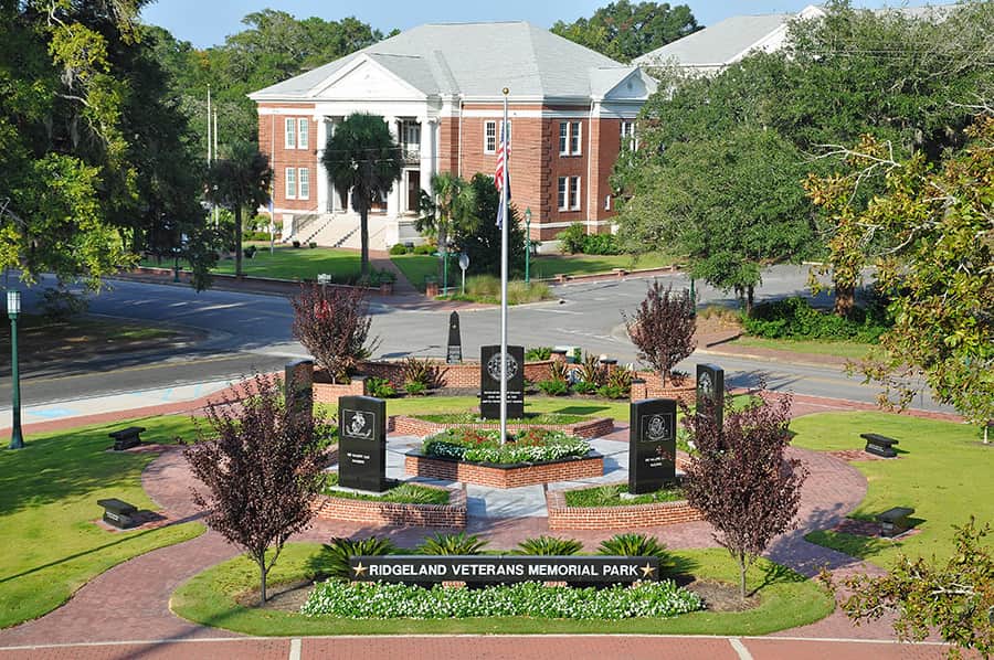 Ridgeland veterans memorial park